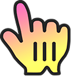 Sweet Morning Gradient Hand Cursor