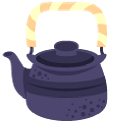 Tea Ceremony Purple Green Hand Cursor