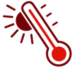 Temperature Red Thermometer Arrow Cursor