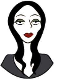 The Addams Family Morticia and Rose Hand Cursor