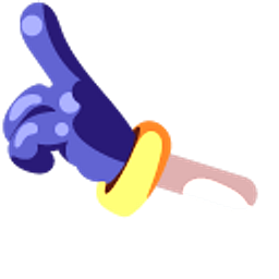  The Amazing Digital Circus Pomni Blue Arrow Cursor
