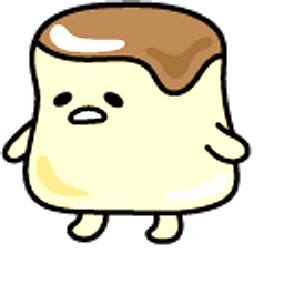 The Battle Cats Gudegude Pudding Brown Yellow Hand Cursor