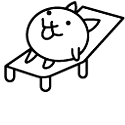 The Battle Cats Island Cat and Umbrella White Hand Cursor