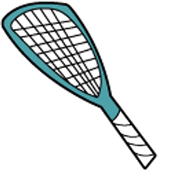 The Loud House Mrs. Kernicky and Tennis Racquet Blue Arrow Cursor