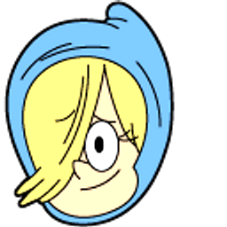 The Loud House Nikki and Backpack Blue Hand Cursor