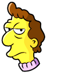 The Simpsons Jacques and Green Bowling Ball Yellow Hand Cursor