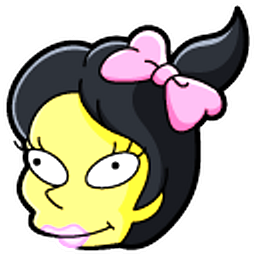 The Simpsons Kumiko Albertson Black Hand Cursor