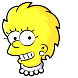 The Simpsons Lisa President and Microphone Yellow Hand Cursor