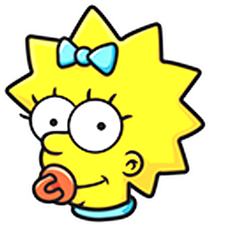 The Simpsons Maggie Pacifier Hand Cursor 