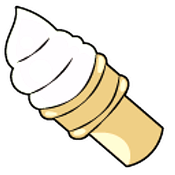 The Simpsons Todd Flanders and Ice Cream White Arrow Cursor