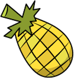 Total Drama Alejandro and Pineapple Yellow Arrow Cursor