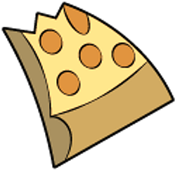 Total Drama Bridgette and Pizza Yellow Arrow Cursor