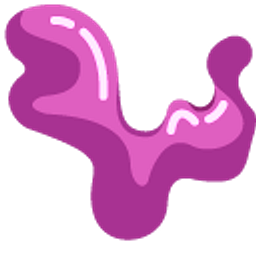 Tube of Purple Paint Arrow Cursor