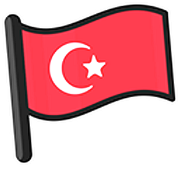 Turkey Flag Hand Cursor