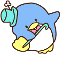 Tuxedo Sam and Cane Blue Hand Cursor