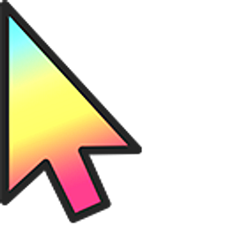 Unicorn Soul Gradient Arrow Cursor