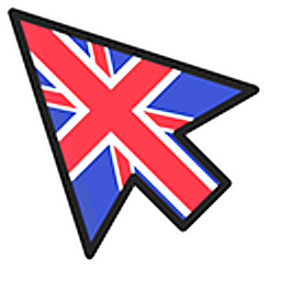 United Kingdom Flag Arrow Cursor
