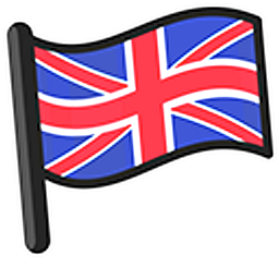 United Kingdom Flag Hand Cursor