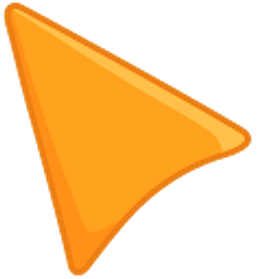  UT Orange Arrow Cursor