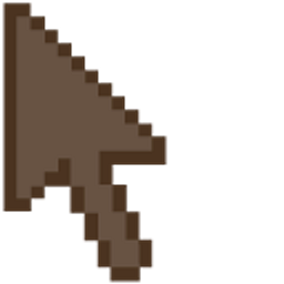 Van Dyke Pixel Brown Arrow Cursor