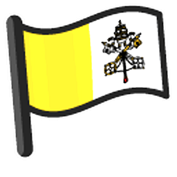 Vatican City Flag Yellow White Hand Cursor