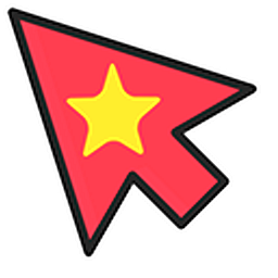 Vietnam Flag Arrow Cursor