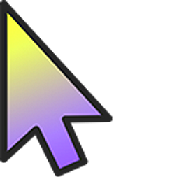 Violet Garden Gradient Arrow Cursor