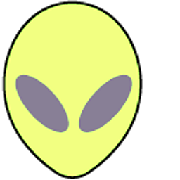 VSCO Girl Green Alien and UFO Green Hand Cursor