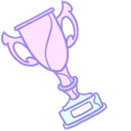 VSCO Girl Olympic Medal and Cup Purple Arrow Cursor