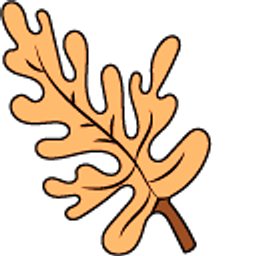 VSCO Girl Orange Leaf and Pumpkin Arrow Cursor