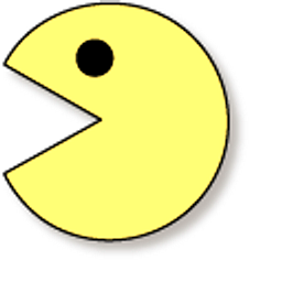 VSCO Girl Pac-Man and Purple Lollipop Yellow Hand Cursor