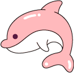 VSCO Girl Pink Dolphin and Octopus Hand Cursor