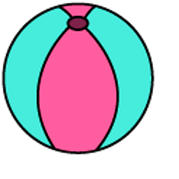 VSCO Girl Pink Flamingo Rubber Ring and Ball Hand Cursor