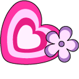 VSCO Girl Pink Heart and Butterfly Arrow Cursor