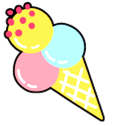 VSCO Girl Pink Swimsuit and Ice Cream Arrow Cursor