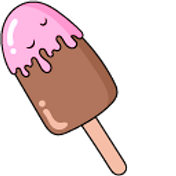 VSCO Girl Popsicle and Pink WOW Brown Arrow Cursor