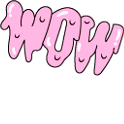 VSCO Girl Popsicle and Pink WOW Hand Cursor
