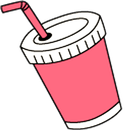 VSCO Girl Red Chicken Bucket and Drink Arrow Cursor