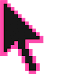Wild Strawberry Pixel Arrow Cursor