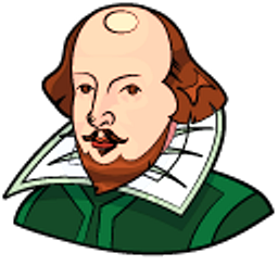 William Shakespeare Green Hand Cursor