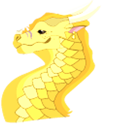 Wings of Fire Yellow Moonwatcher and Qibli Hand Cursor