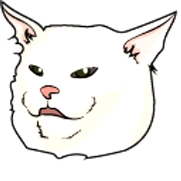 Woman Yelling at a Cat Meme Hand Cursor