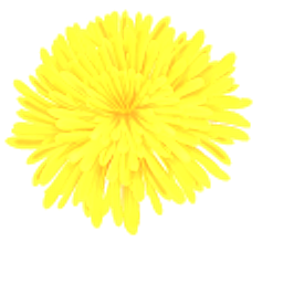 Yellow Dandelion Yellow Hand Cursor