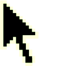 Yellow Green Crayola Pixel Black Arrow Cursor