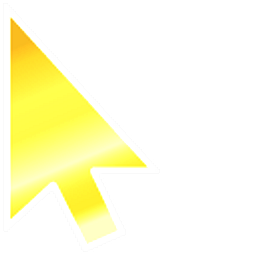 Yellow Pepper Gradient Arrow Arrow Cursor
