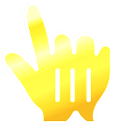 Yellow Pepper Gradient Hand Hand Cursor