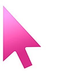 Young Rose Gradient Arrow Cursor