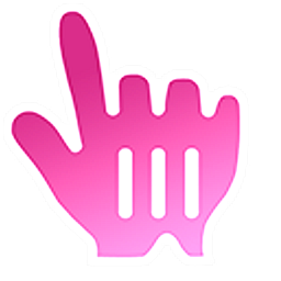 Young Rose Gradient Hand Cursor