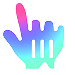 Youth Time Gradient Hand Cursor