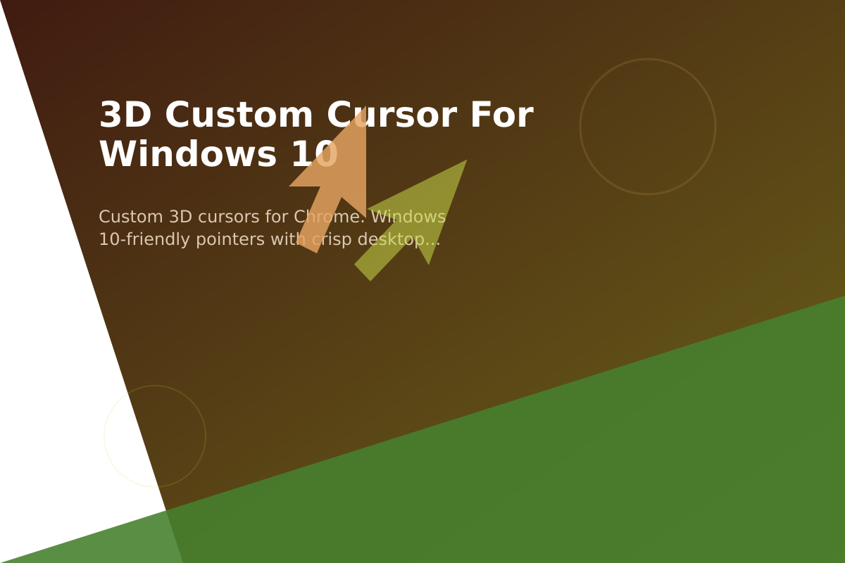 3D Custom Cursor for Windows 10